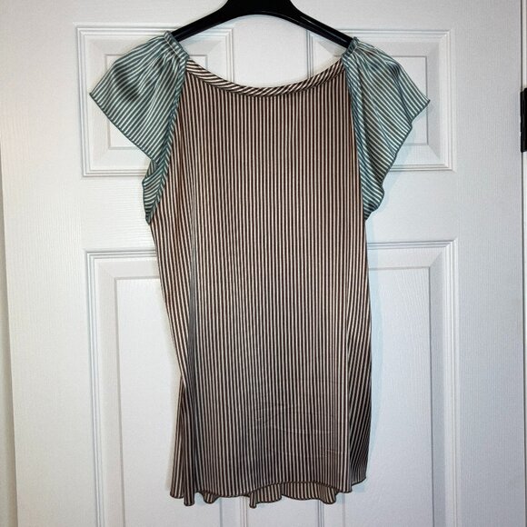 BCBGMaxAzria: Flowy striped multicolored blouse (size XS) - Picture 3 of 6